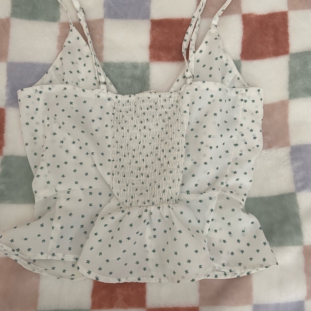 LA HEARTS WHITE PRINT TANK SIZE XS - Picture 4 of 5